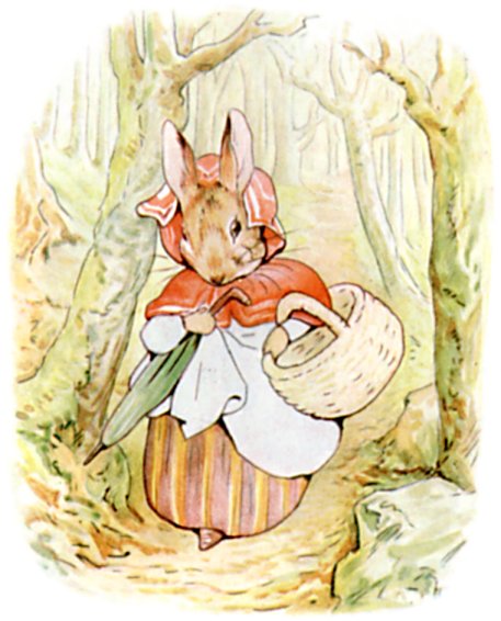 Mrs. Rabbit at the baker's
