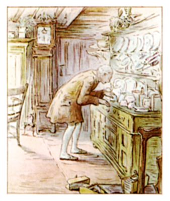 The Tailor discovering something under a tea-cup