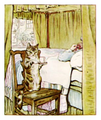 The Tailor sleeping peacefully as the fever breaks