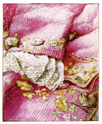 Exquisite ruffles and cuffs made by the Tailor