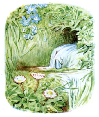 The bubbling spring on the hillside