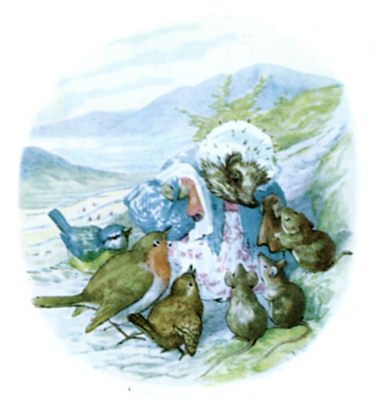 All the animals very obliged to the washerwoman