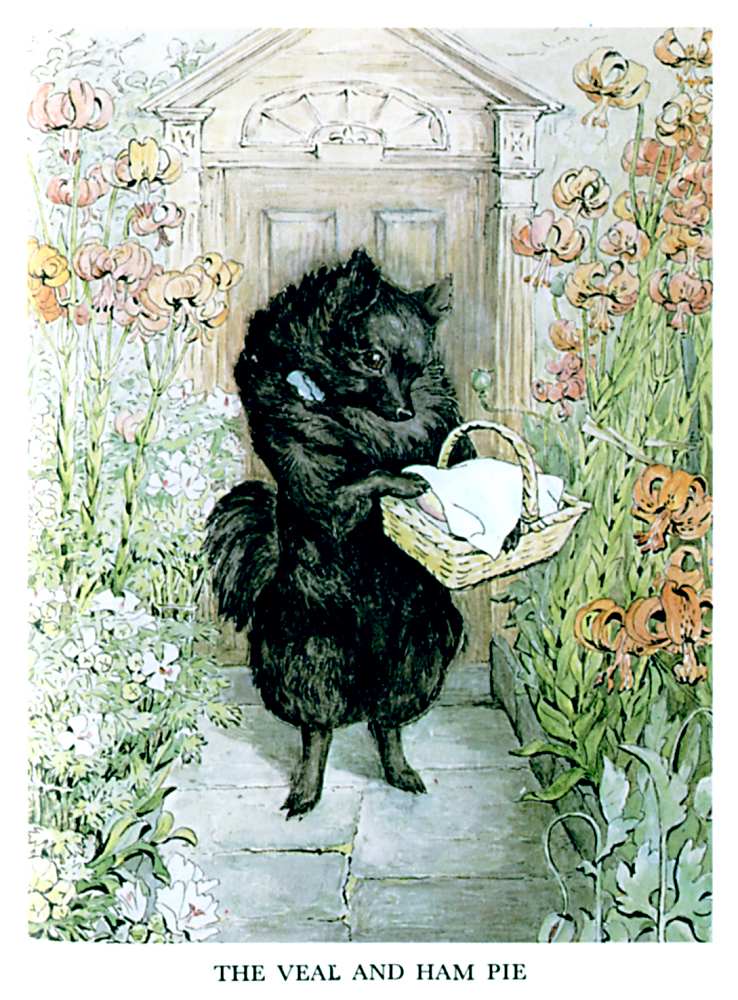 Duchess coming out of her house