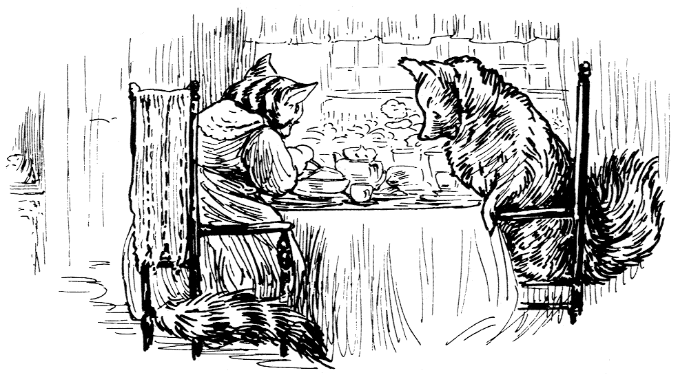 Seated at the table|60%
