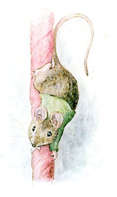 The Mouse sliding down the bell-pull