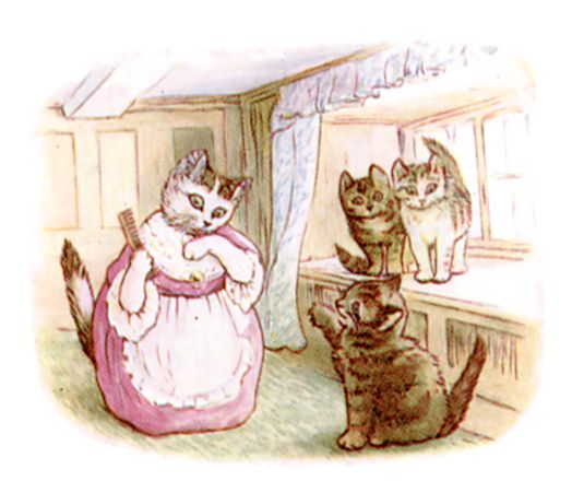 Mrs. Tabitha got scratched by Tom Kitten