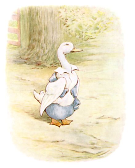 The Drake Puddle-Duck wearing Tom's clothes