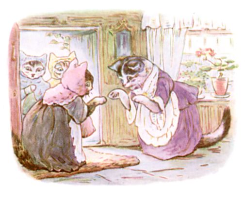 The tea party disturbed by noises above