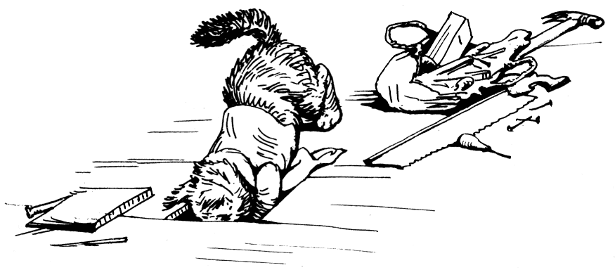 John Joiner makes sure the rats are gone