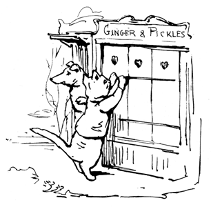 Ginger and Pickles shutting the shop
