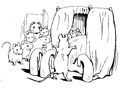Mr. John Dormouse stayed in bed