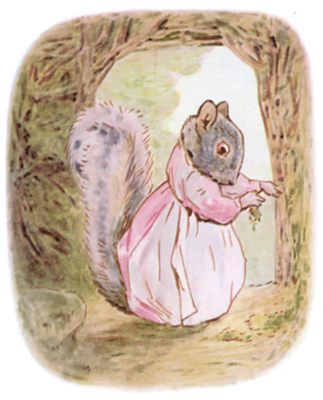 Goody Tiptoes busy at the nest