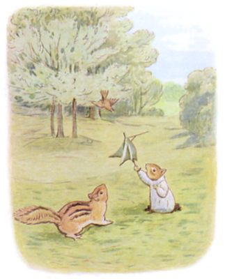 The little bird singing to the Chipmunks