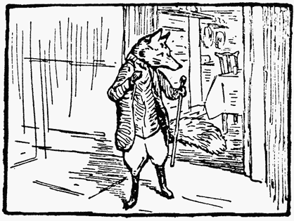 Mr. Tod's whiskers bristling with rage