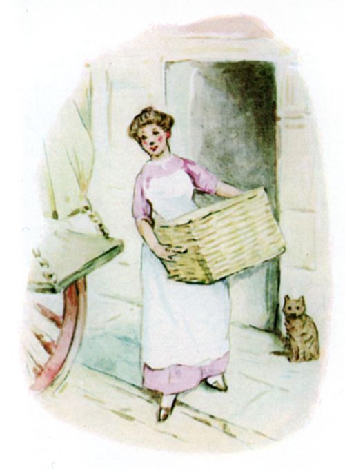 Preparing to return in the vegetable hamper