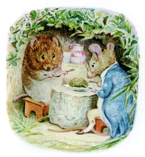 Johnny Town-mouse arriving for a country visit
