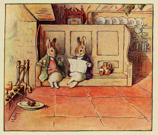 Peter Rabbit and Benjamin Bunny