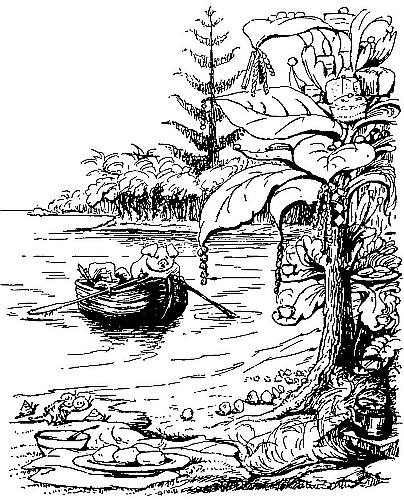 Large and fertile island